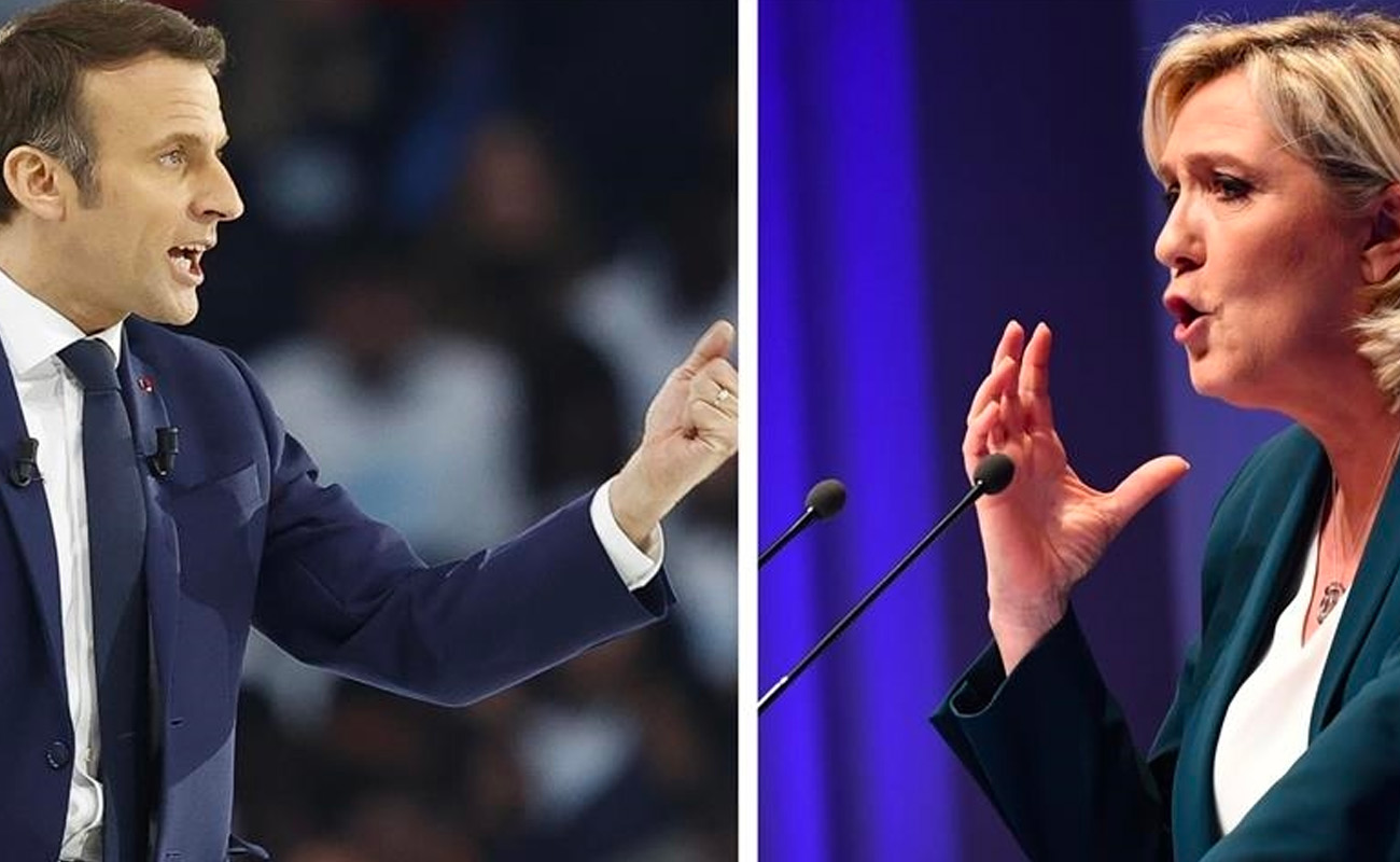 Macron, Le Pen’le karşılaşmasının ardından yerini sağlamlaştırdı