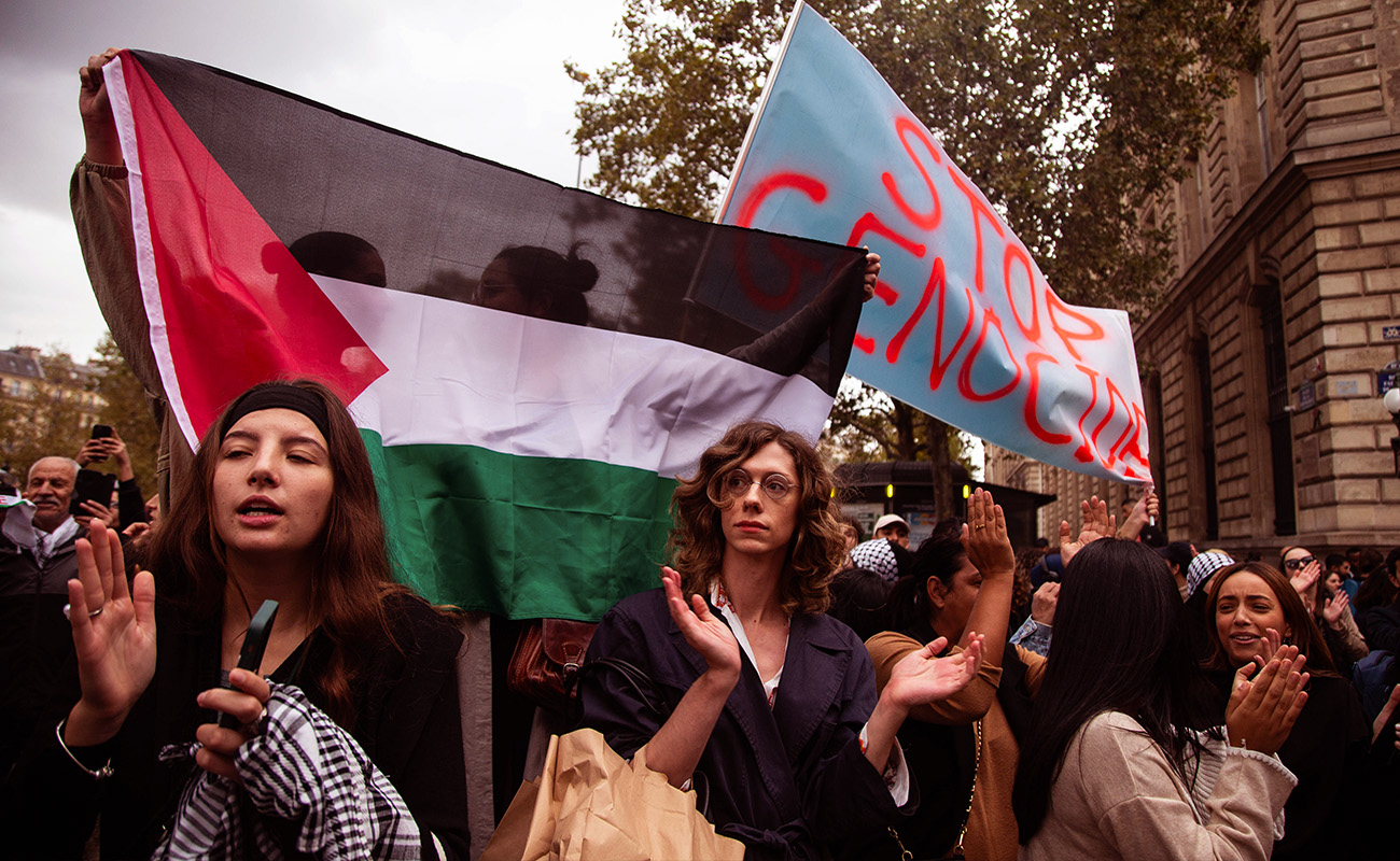 Filistin'e destek gösterisi yasaklandı