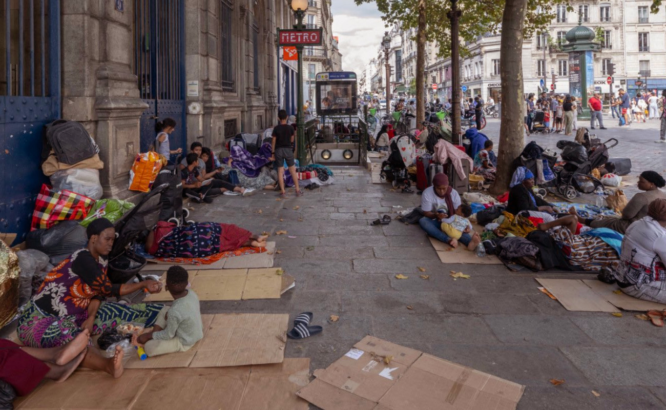 Paris'in ortasında kriz