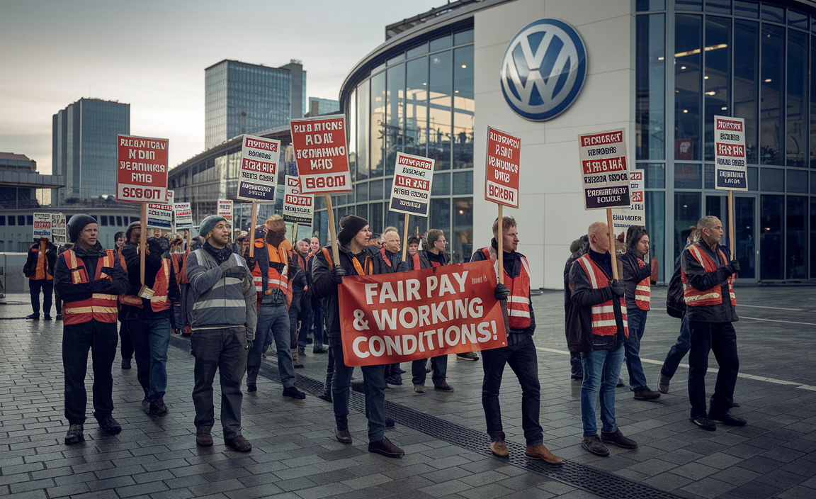 Volkswagen işçileri Almanya çapında greve başladı