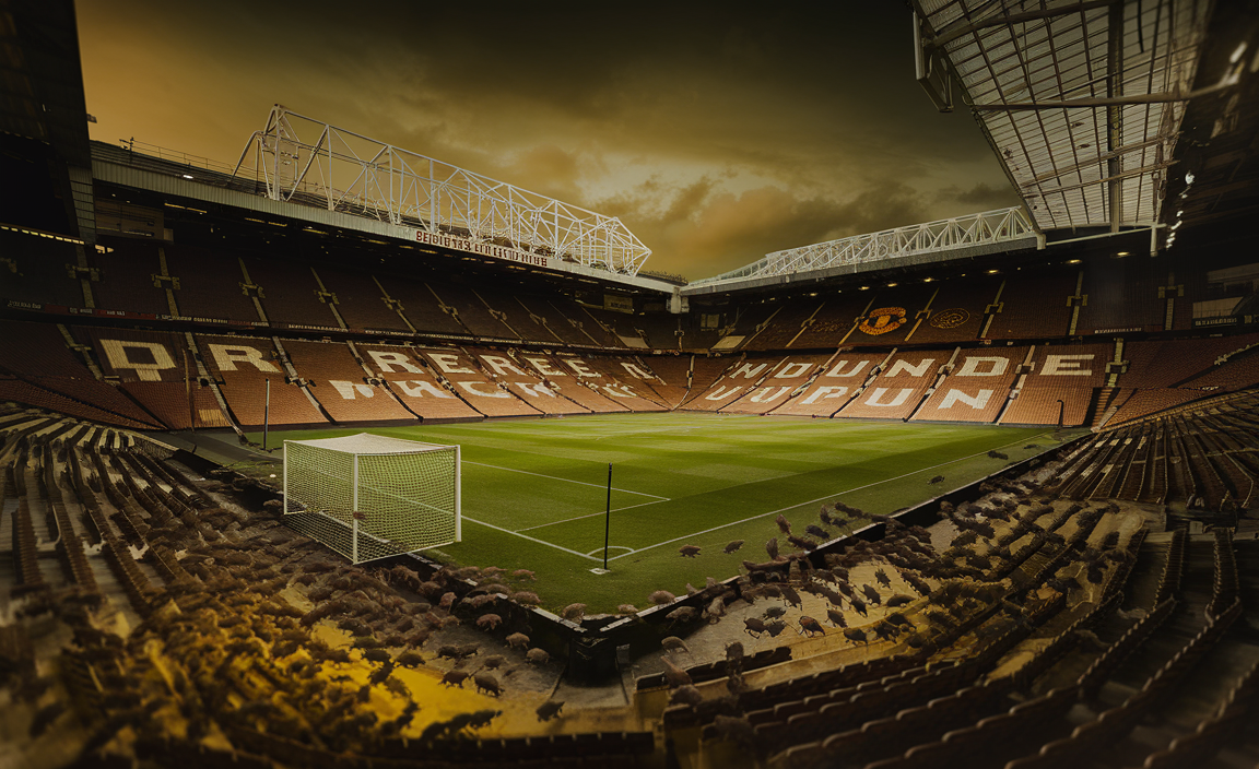 Old Trafford'u fareler bastı