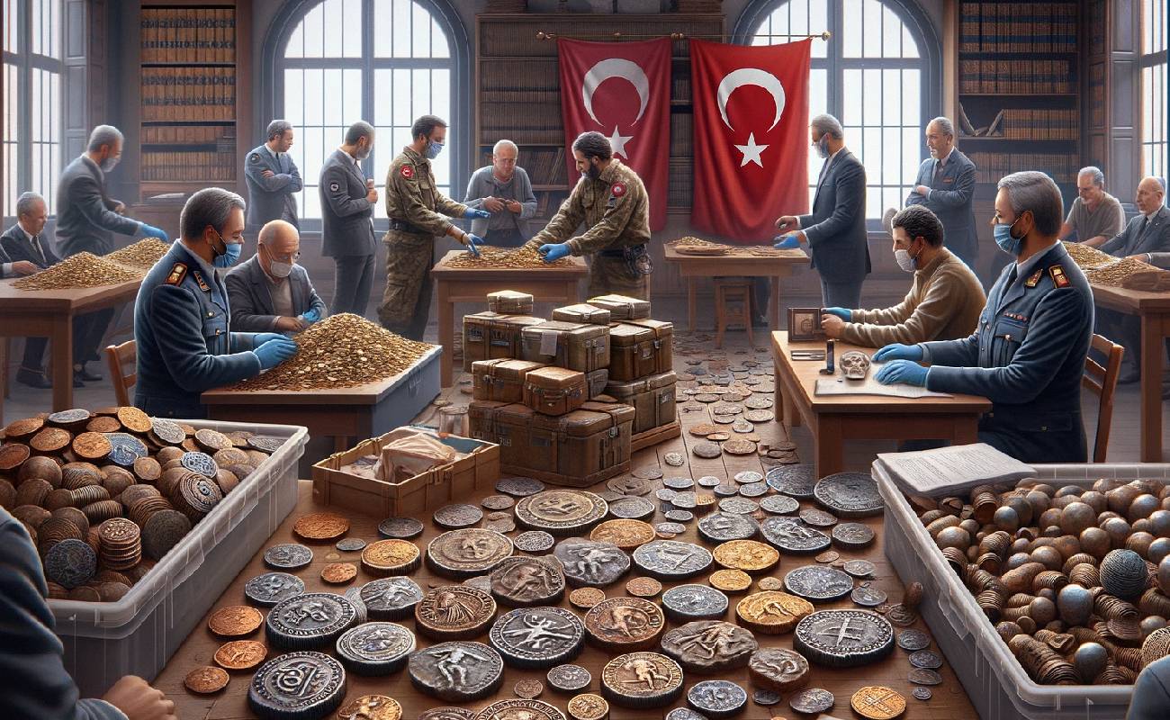Binlerce Bizans sikkesi Türkiye’ye iade edilecek