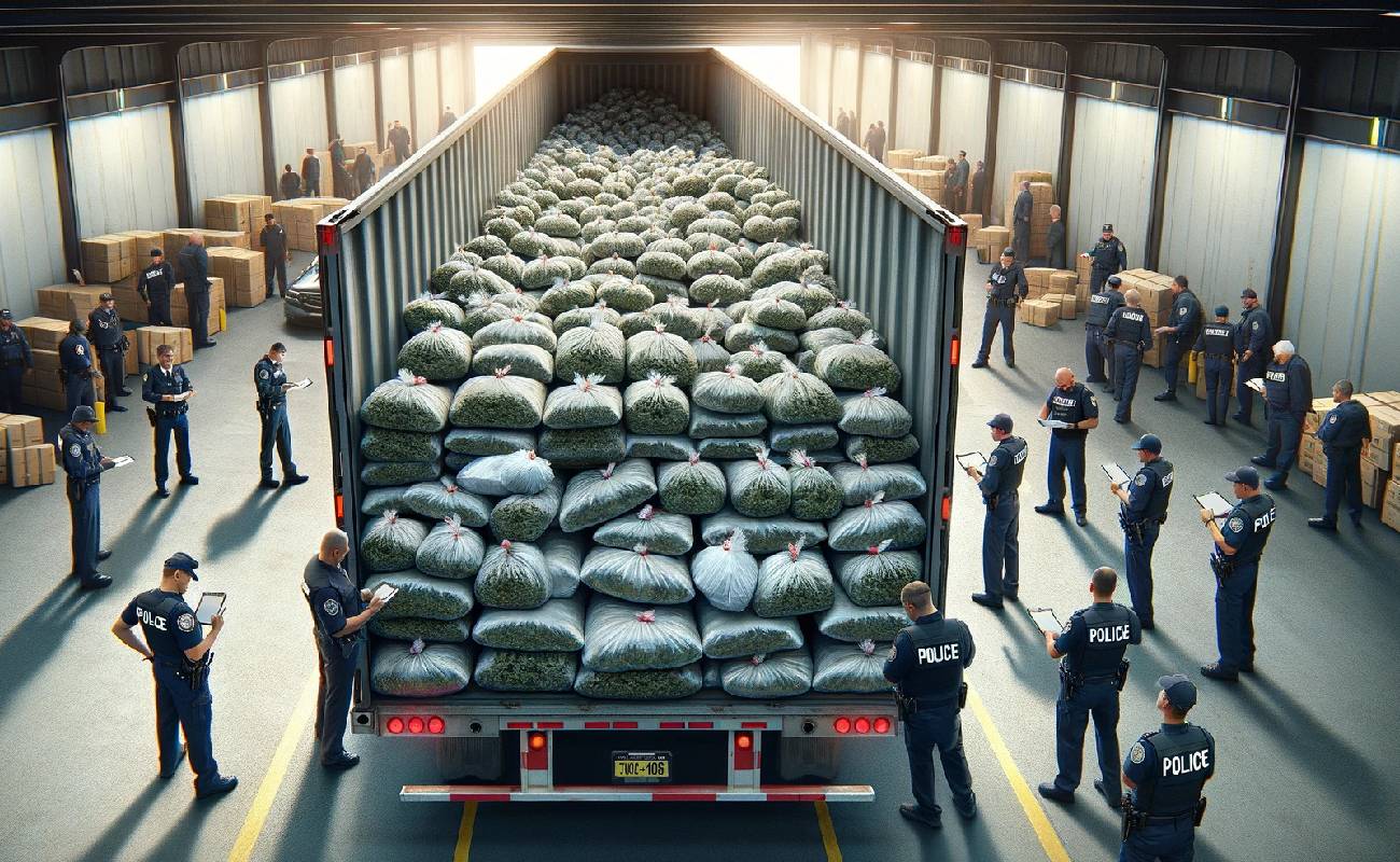 Almanya'dan Türkiye'ye giden 377 kilo esrar yakalandı