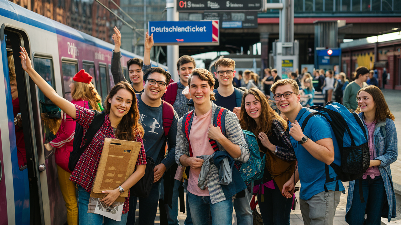 Hamburglu öğrencilere bedava Deutschlandticket