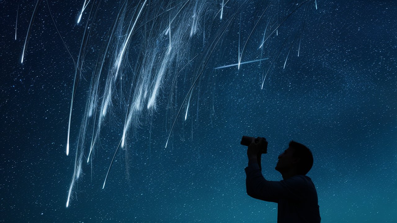 Heyecan verici meteor yağmuru bu gece