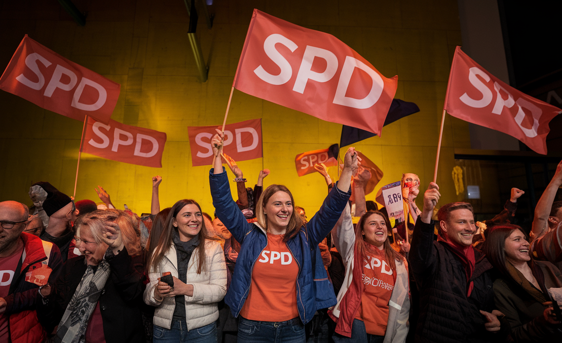 Brandenburg'da SPD birinci parti