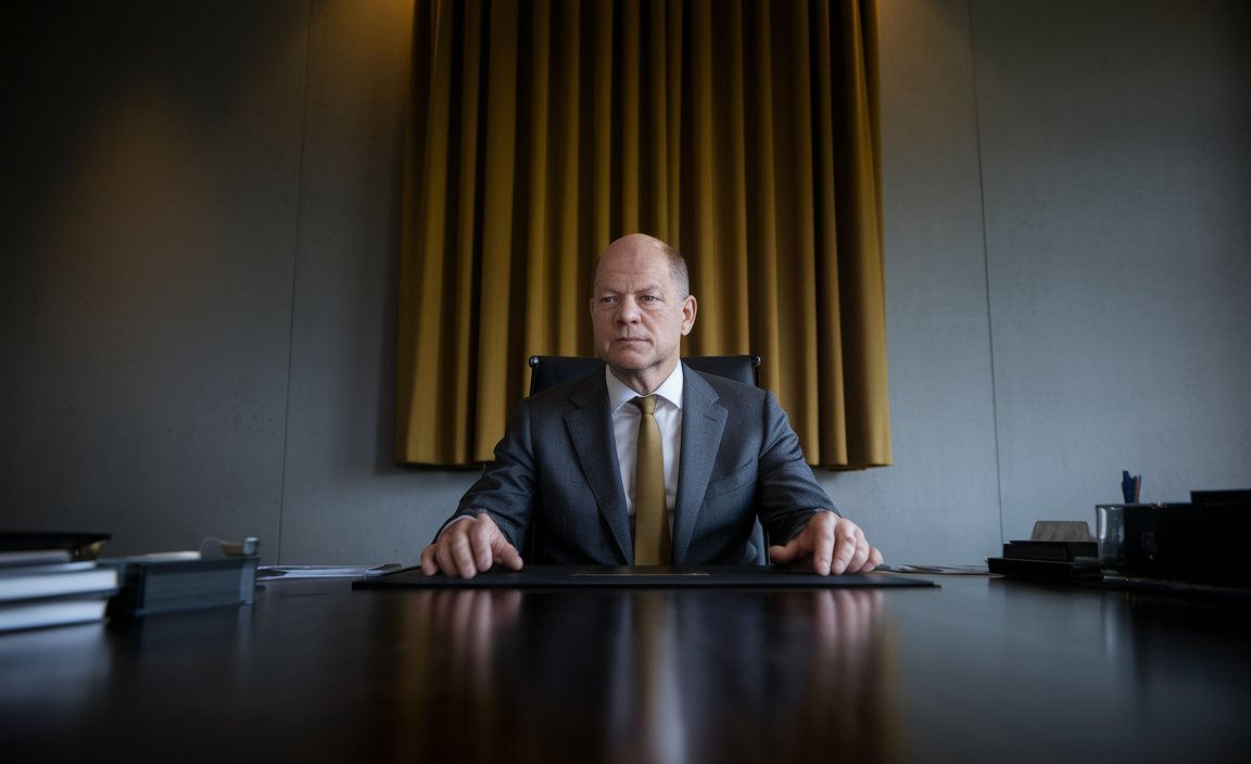 Scholz'a destek dibe vurdu