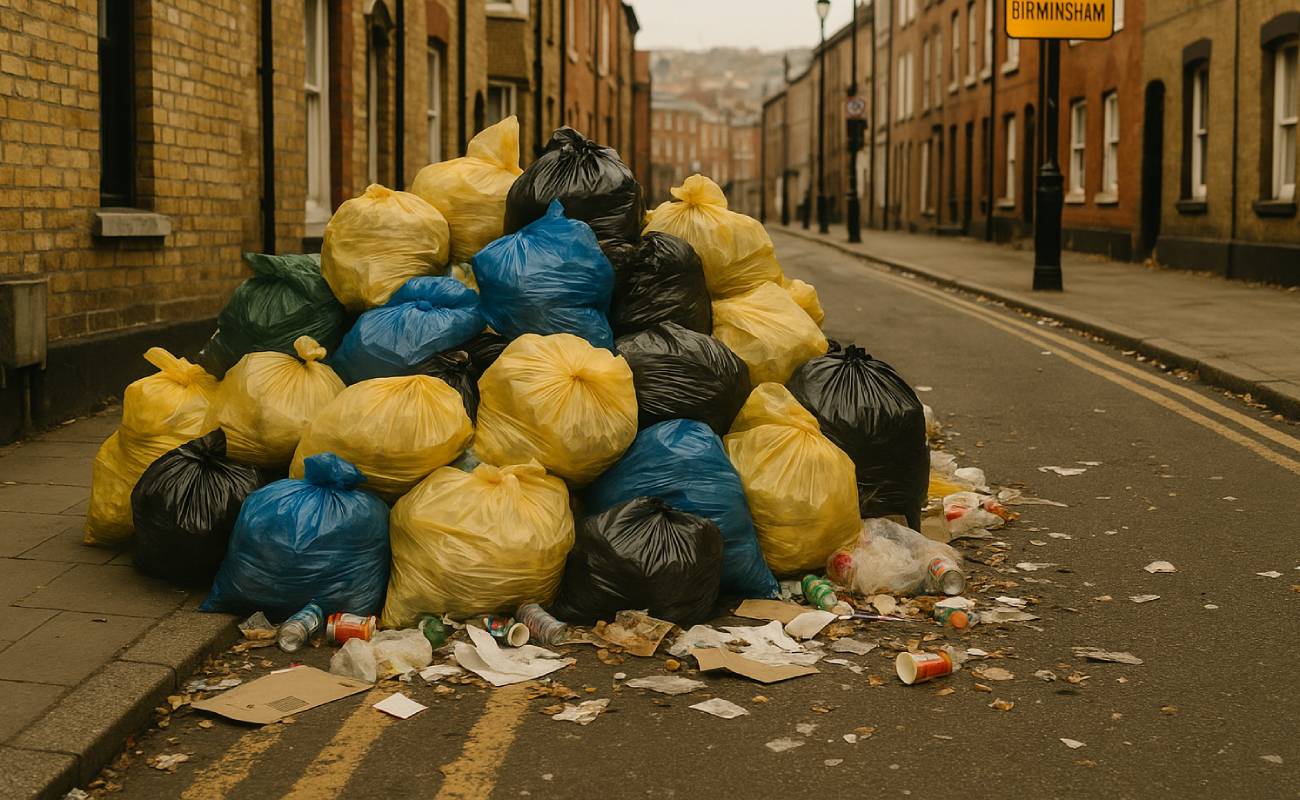 Birmingham’da çöp grevine ajans işçileri de katılıyor