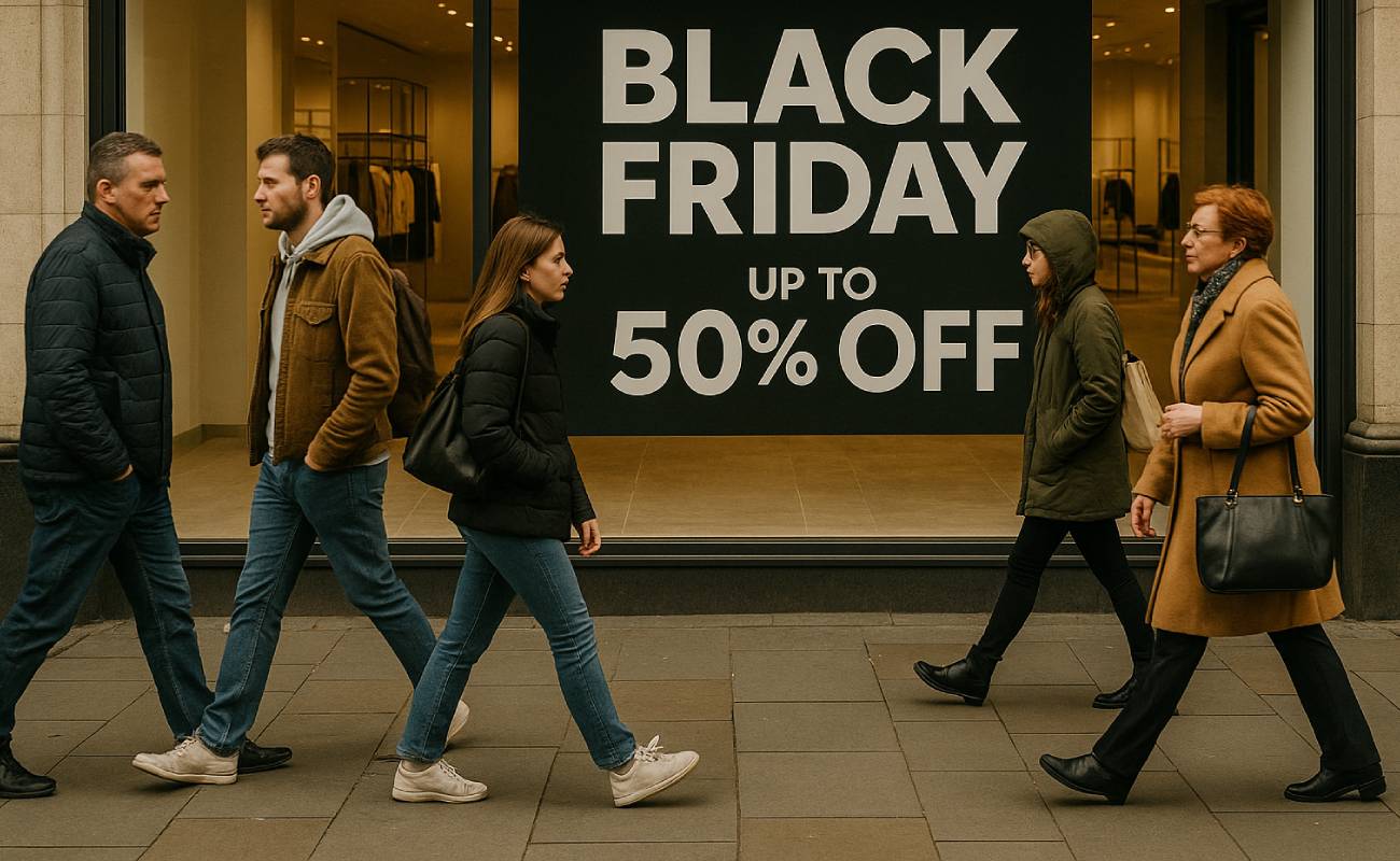 Perakende satışlar Black Friday beklentisiyle sert düştü