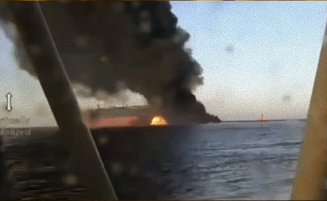 Karadeniz'de iki tankere saldırı: Ukrayna saldırı anını paylaştı