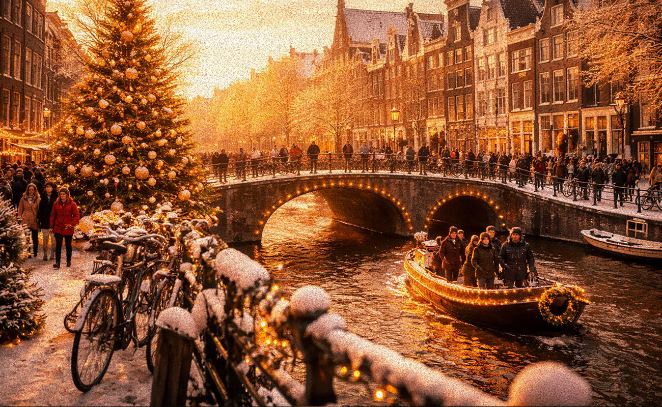 Hollanda’da 1994’ten bu yana en soğuk Noel günü yaşandı