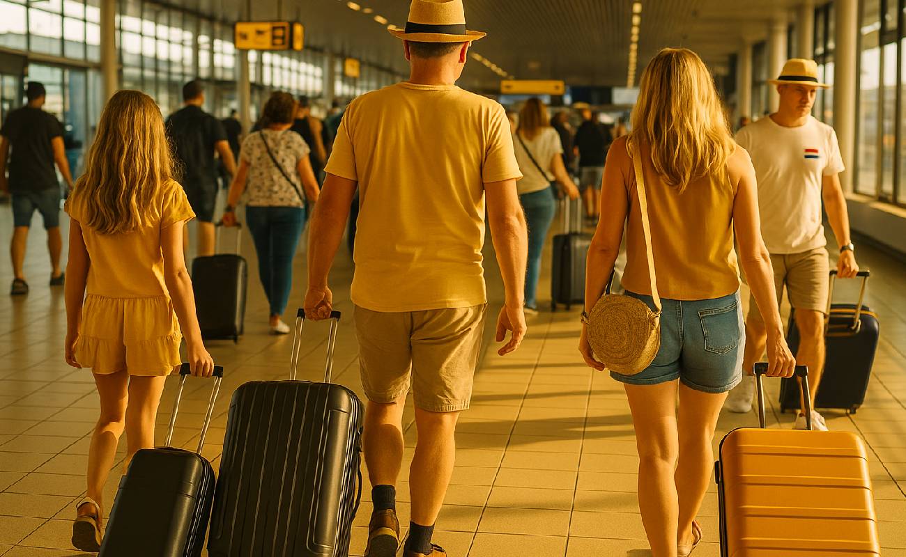Schiphol'de yılın en kalabalık günü