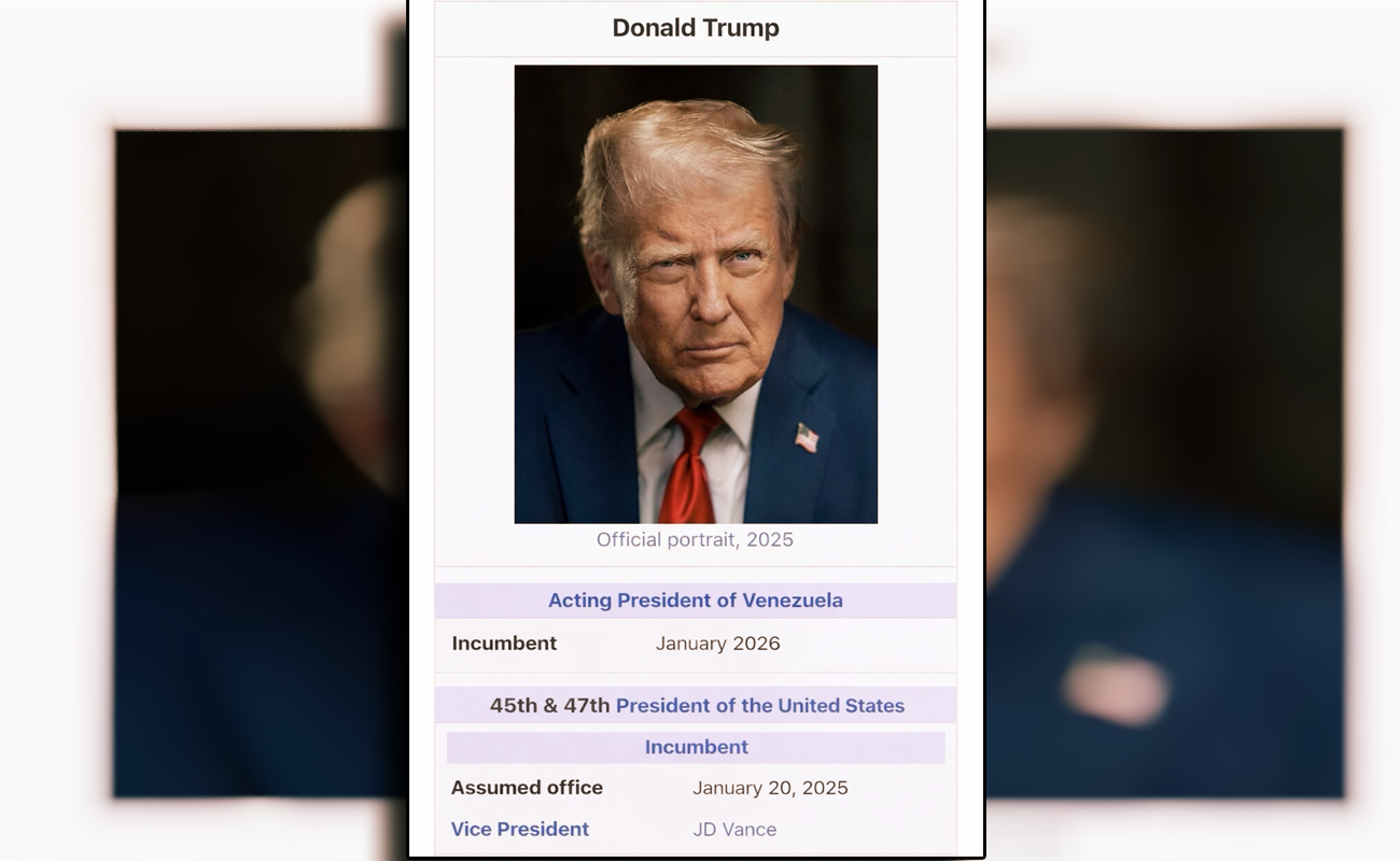 Trump kendini ‘Venezuela Geçici Başkanı’ ilan etti