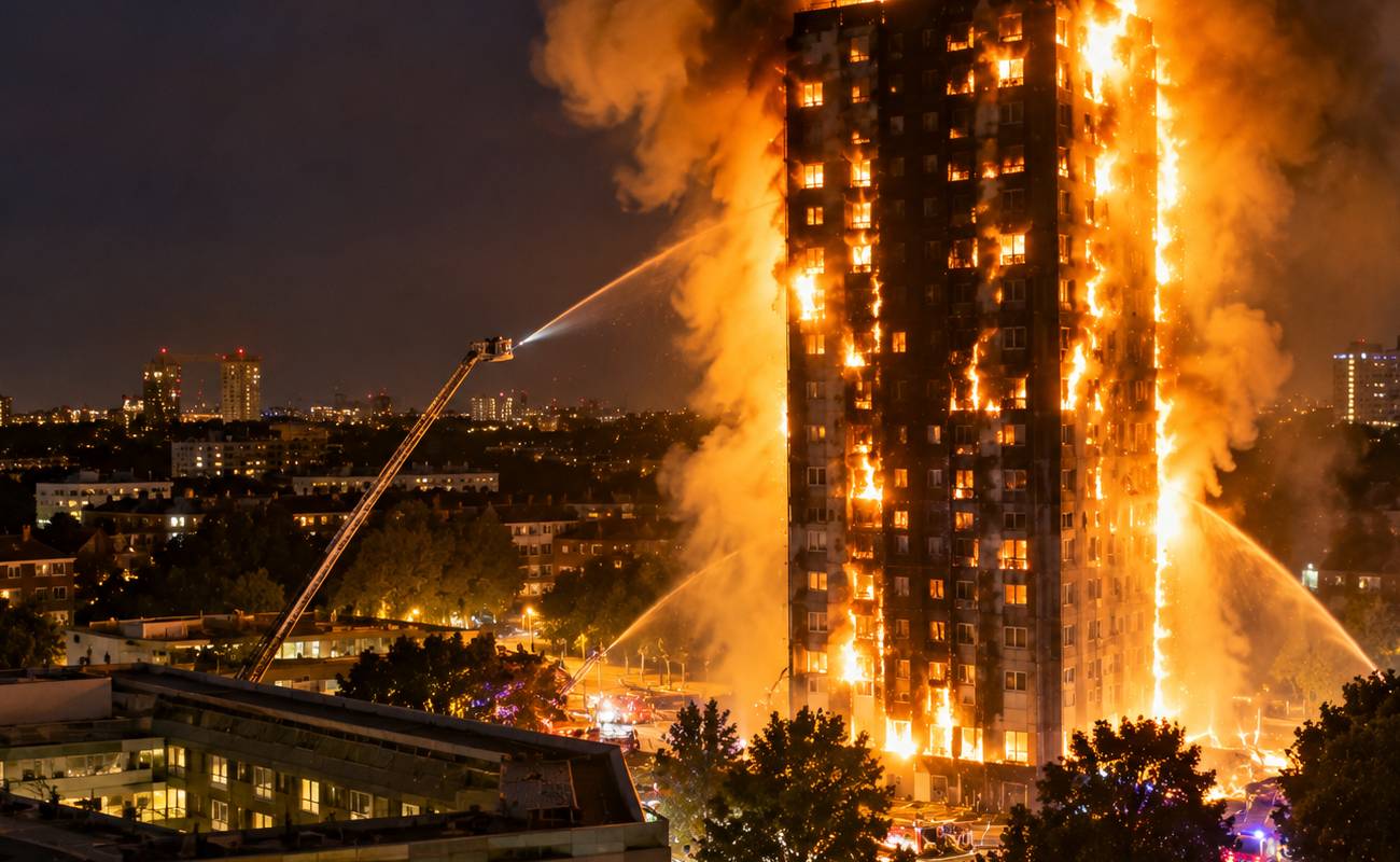 Grenfell faciasında 54 kişi ve 20 şirket savcılık önünde