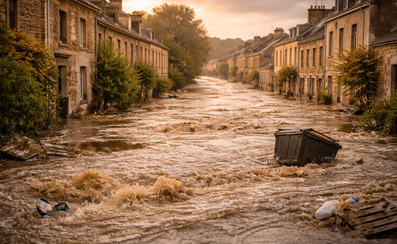 Batı Fransa su altında: 294 belediyeye doğal afet ilanı