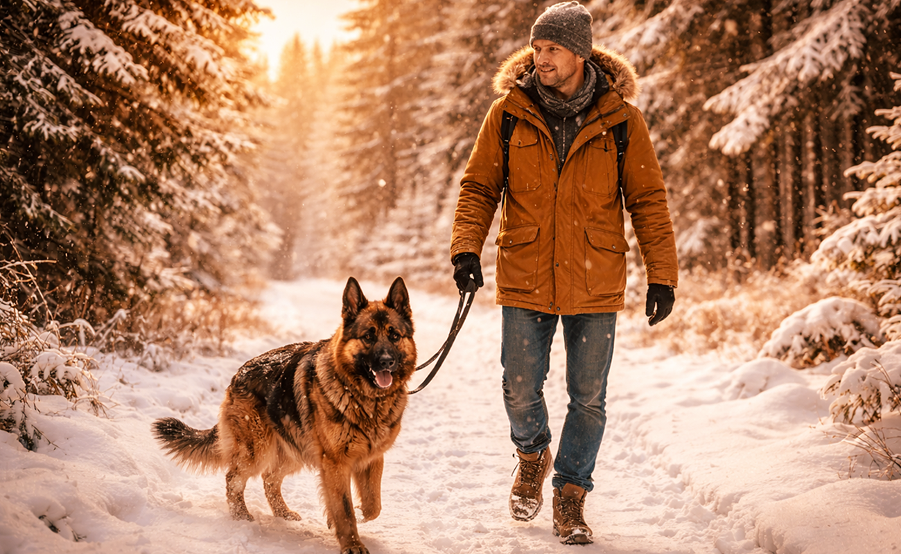 Kışın tuzlanan kaldırımlar köpekler için gizli tehlike