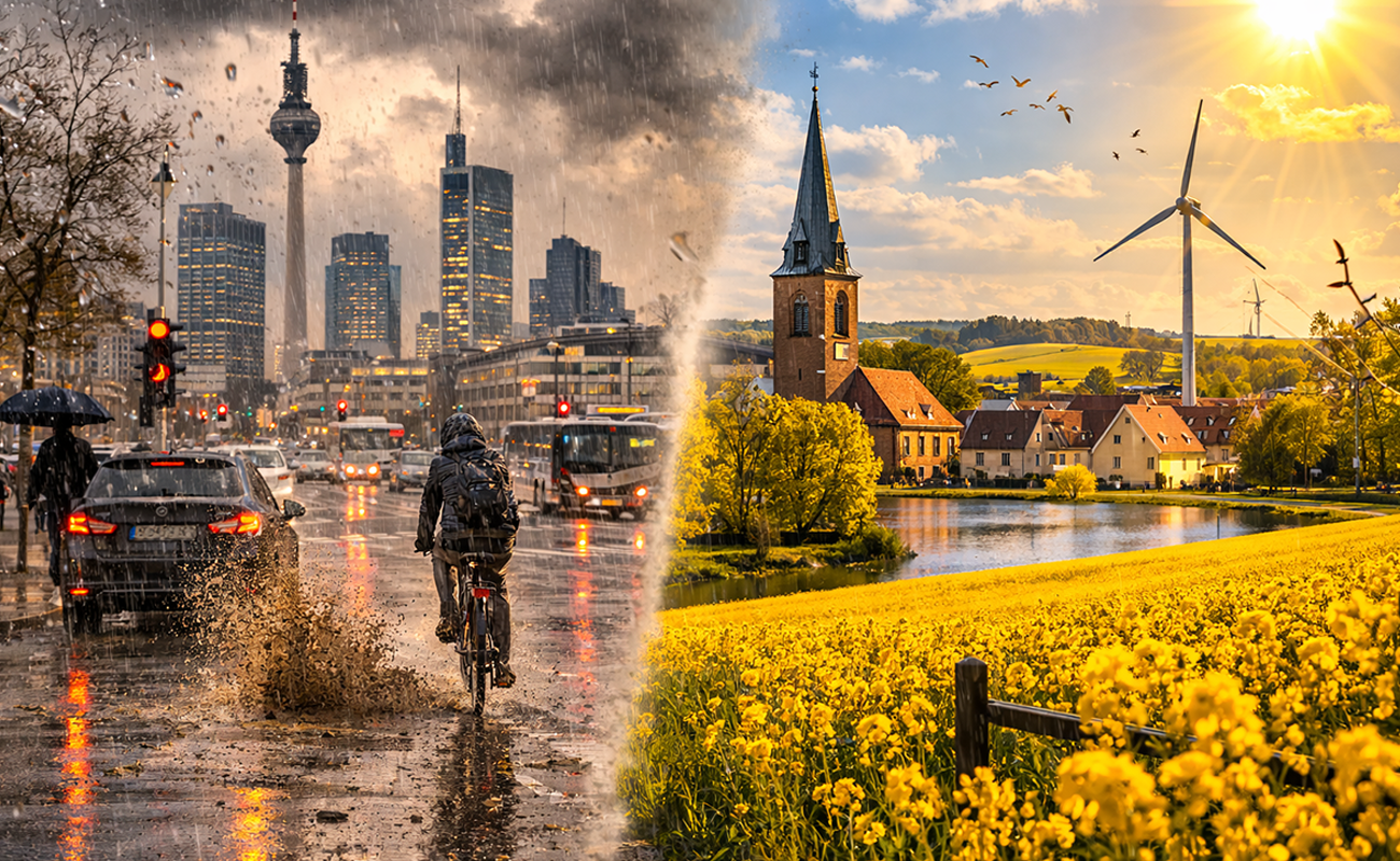 Hava ikiye bölündü: Batıya çamur yağmuru, doğuya güneş