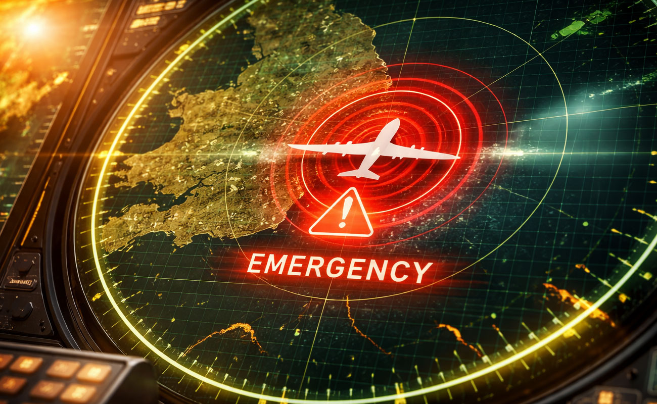 Uçak iz bırakmadan kayboldu