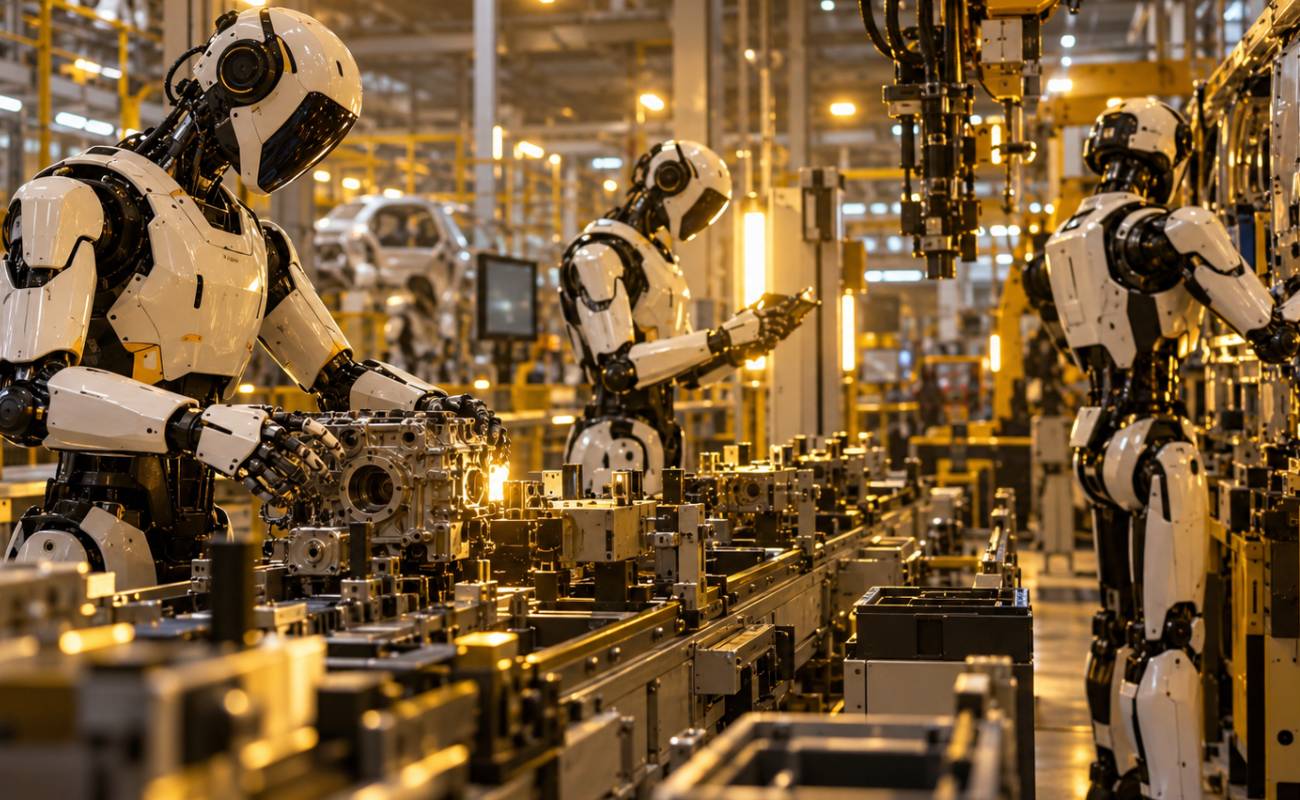 Almanya insansı robotları fabrikada deniyor